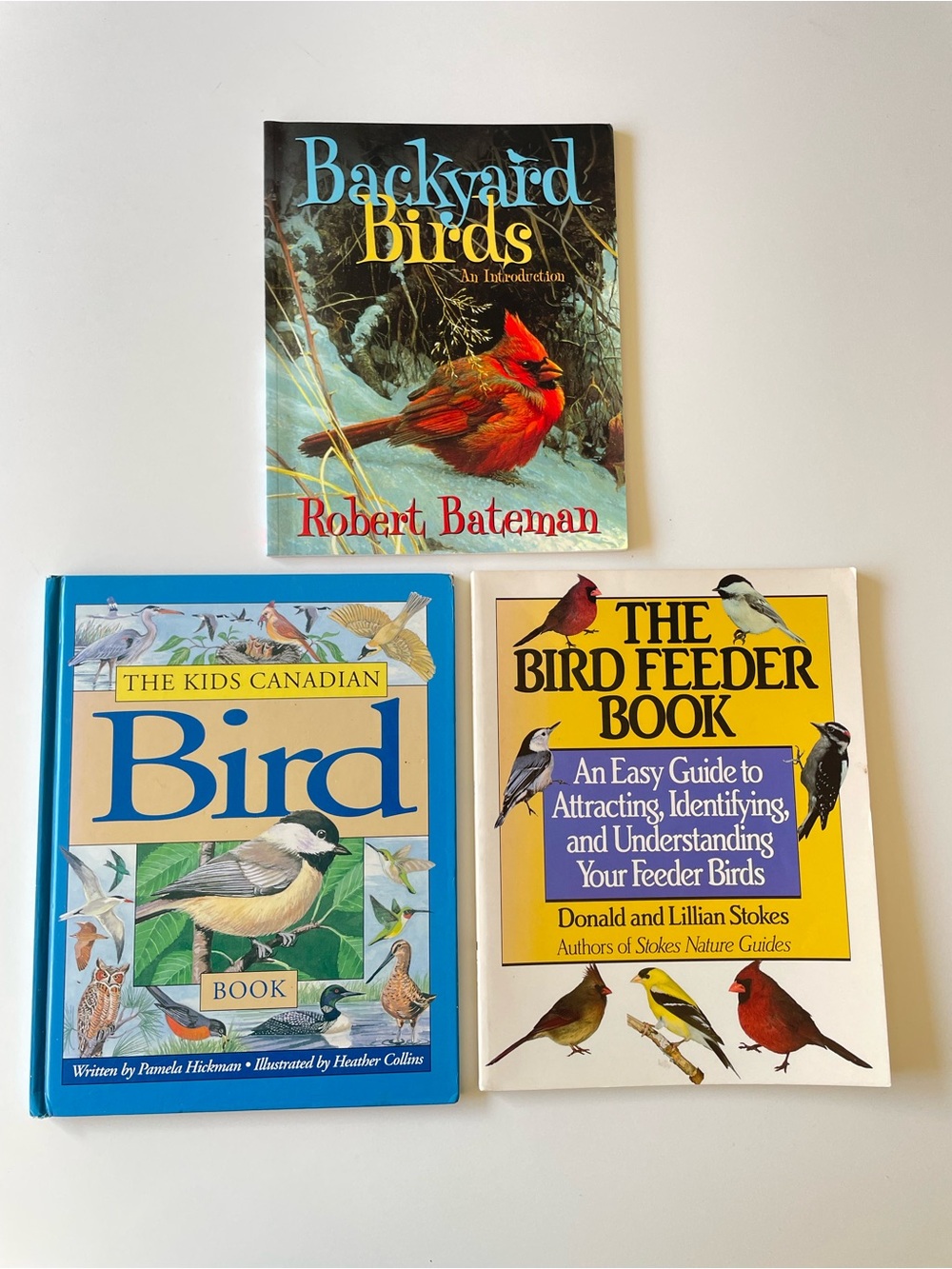 Lot of 3 Vintage Illustrated Kids Canadian Bird Books including Robert Bateman